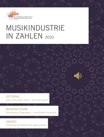 Titel Musikindustrie in Zahlen 2010