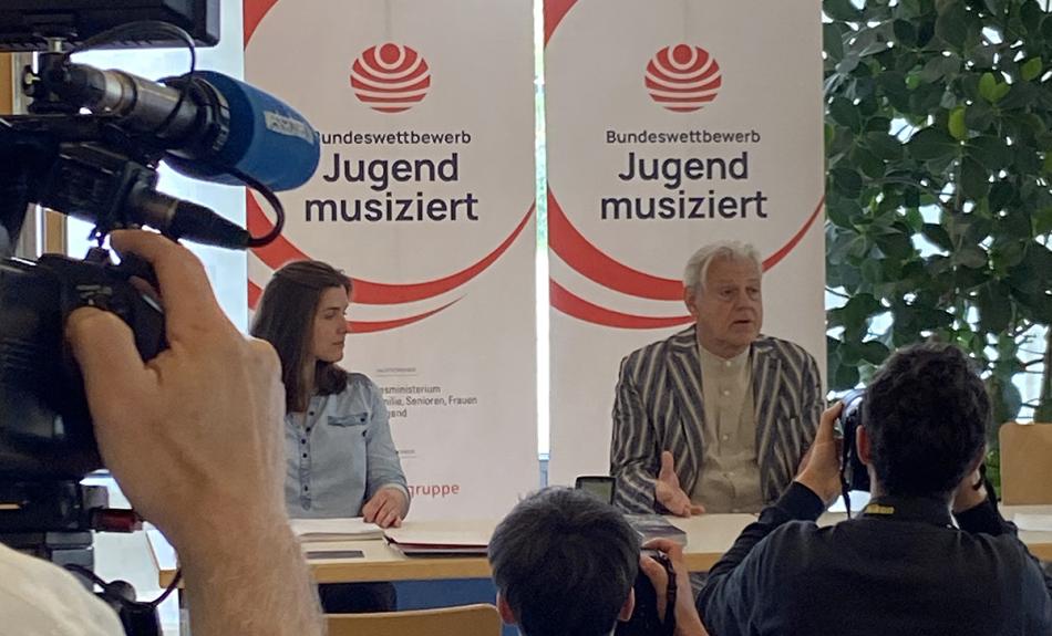 Pressekonferenz zum 60. Bundeswettbewerb Jugend musiziert