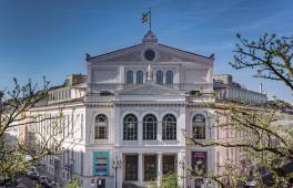 Außenansicht des Theaters am Gärtnerplatz in München