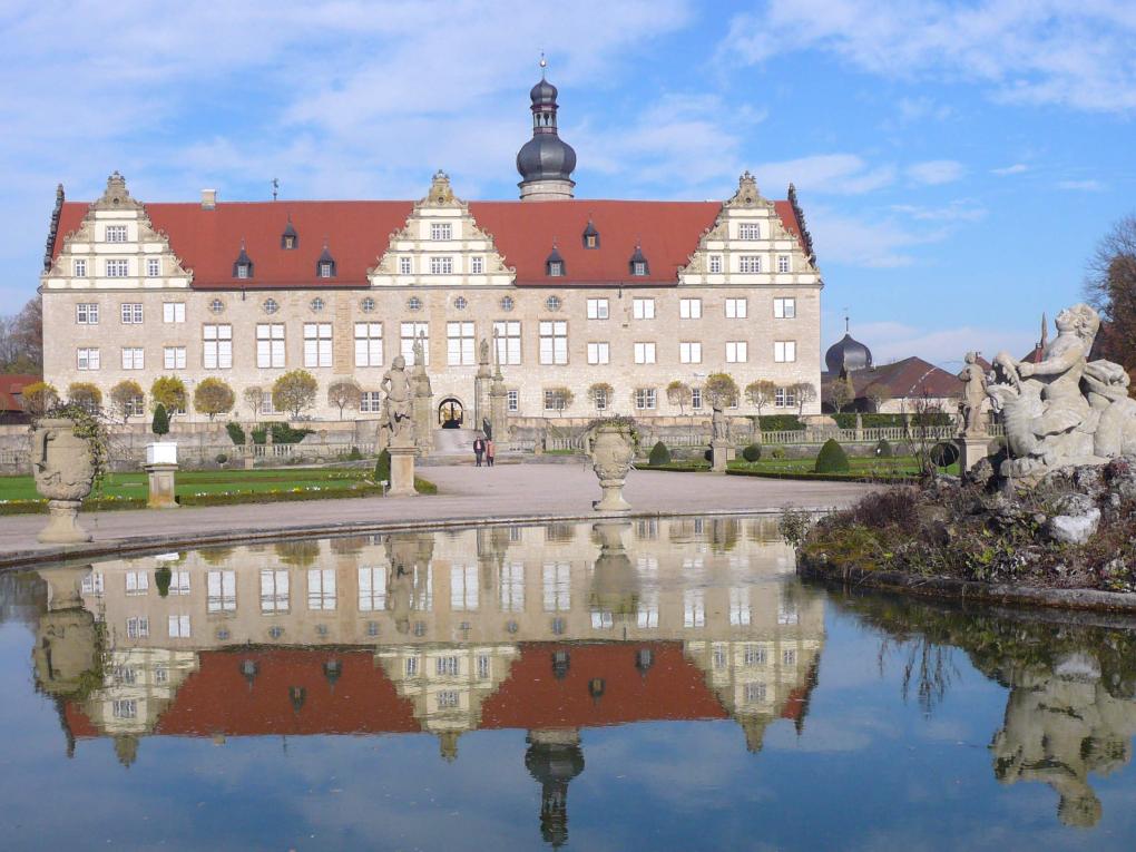 Außenansicht der Musikakademie Schloss Weikersheim.