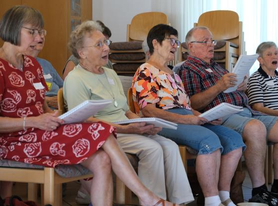 Abbildung: Gemeinsames Singen