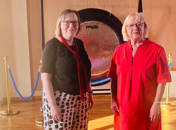 Christine Siegert und Jutta Schnitzer-Ungefug im Musiculum Kiel